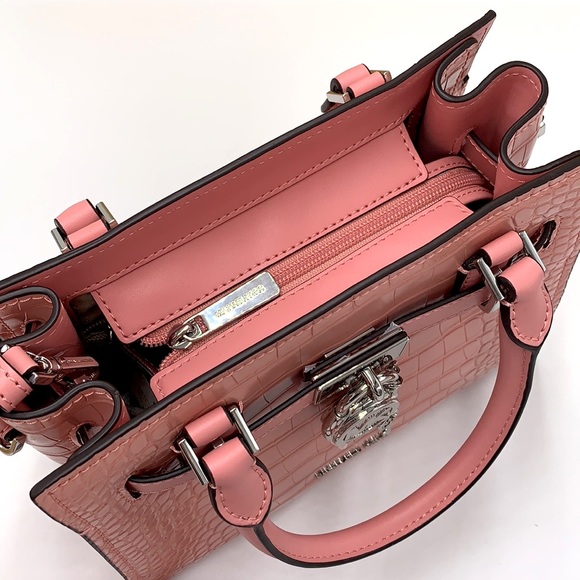 MICHAEL KORS
Hamilton Small Crocodile Embossed Faux
Leather Satchel
PRIMROSE - Picture 8 of 13